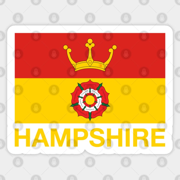 Saxon Crown and Tudor Rose Hampshire Flag Saxon Kingdom